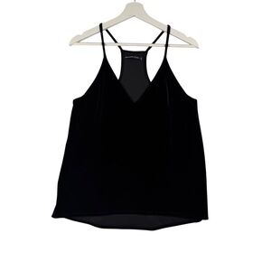 Abercrombie & Fitch Black Velvet Top Cami Size Small Racerback